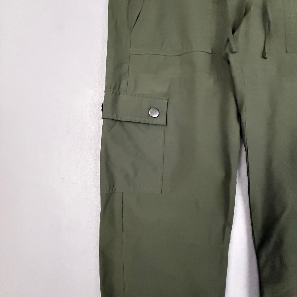 Cabi 4511 Quantum Cargo Jogger Pants Womens Small Elastic Waist Drawstring Green - Picture 6 of 13